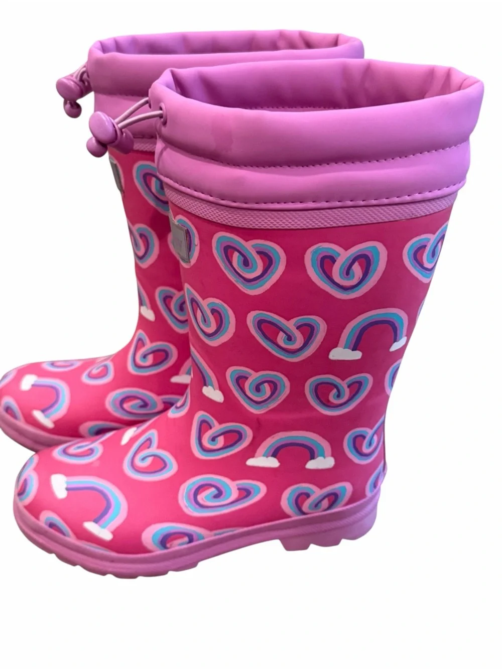 Hatley, Pair of Girl’s Sherpa Lined Rainboots, Size 2